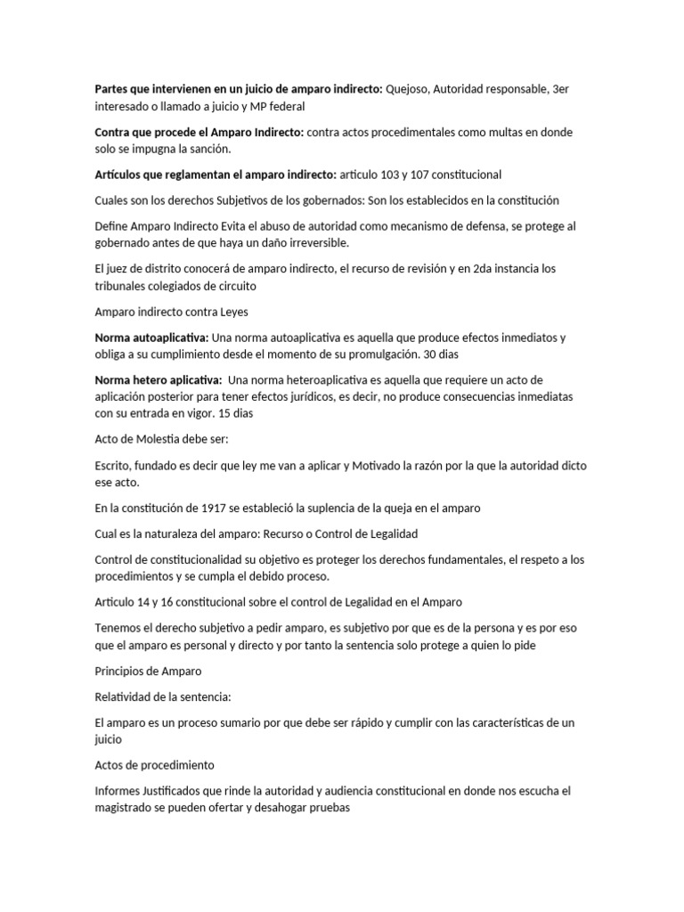 Guia Amparo Indirecto | PDF | Justicia | Crimen y violencia