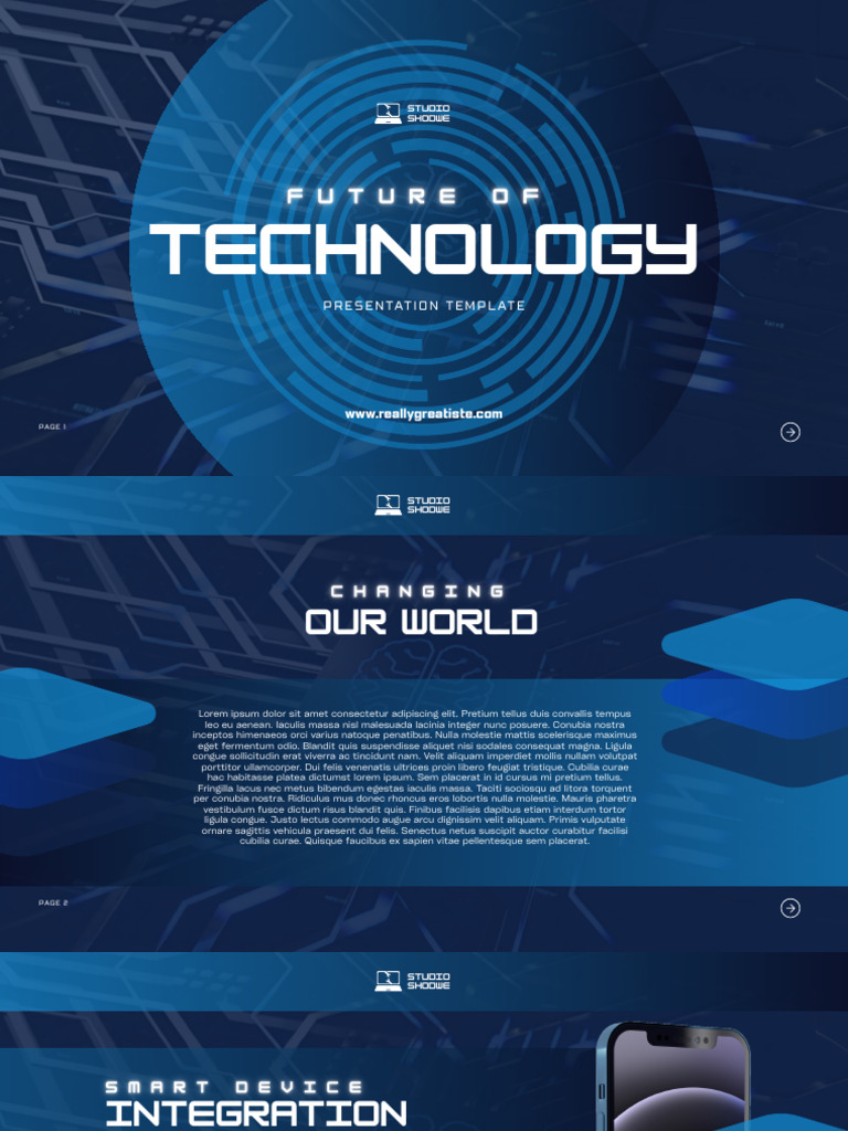 Blue Futuristic Technology Presentation 20251210 104009 0000 | PDF
