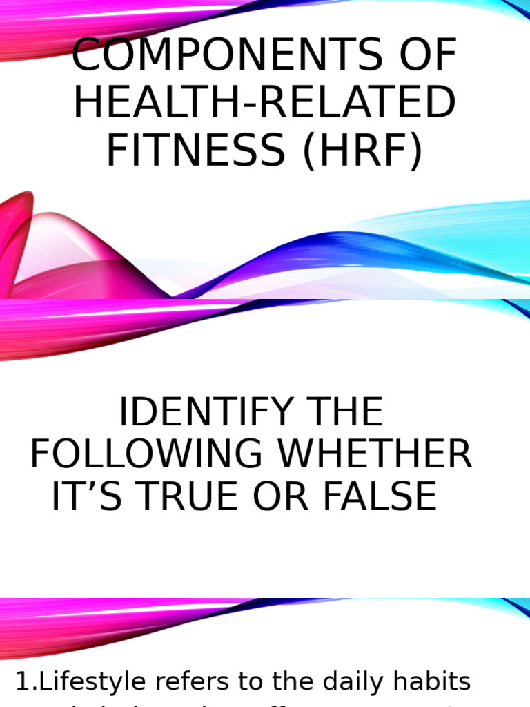 Health Related Fitness | PDF | Physical Fitness | Medical Specialties