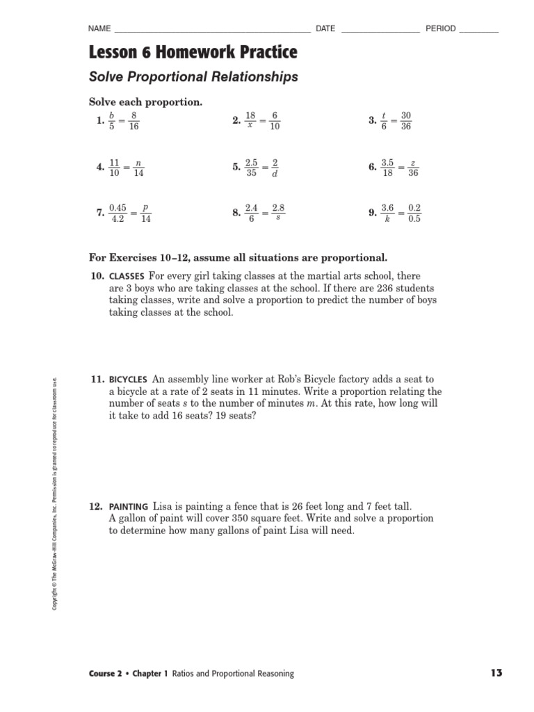 Proportional Relationships Homework | PDF | Chess Theory | Chess