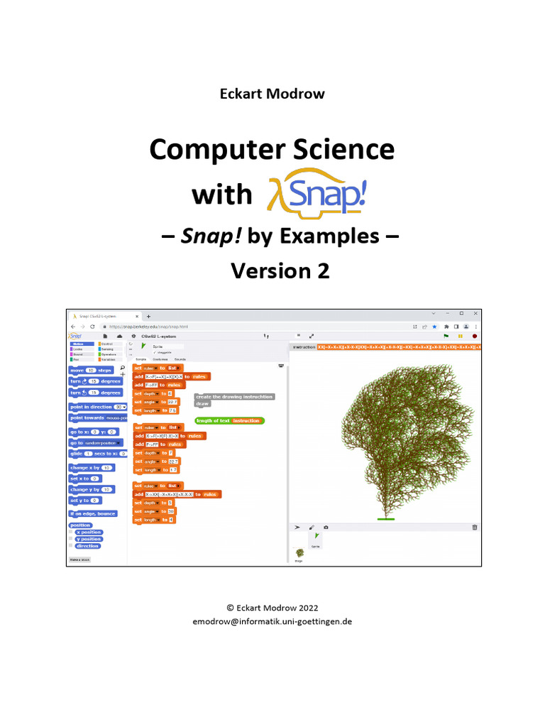 Computer Science with Snap! Examples | PDF | Information | Knowledge