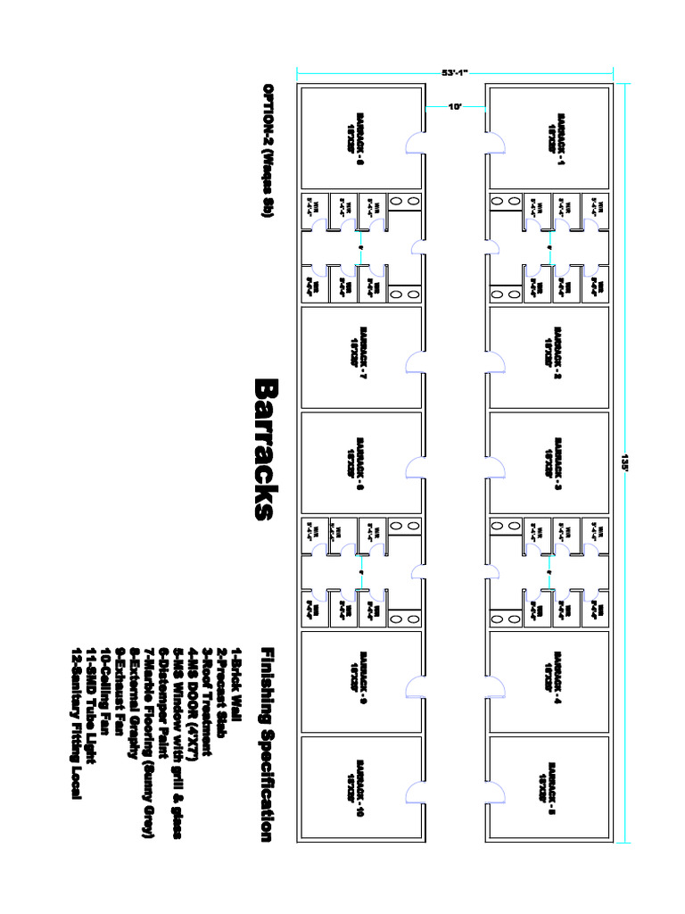 Barracks Model - PDF 02 | PDF