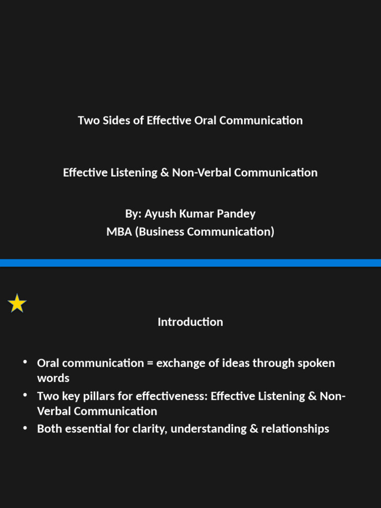 Mastering Oral Communication Skills | PDF