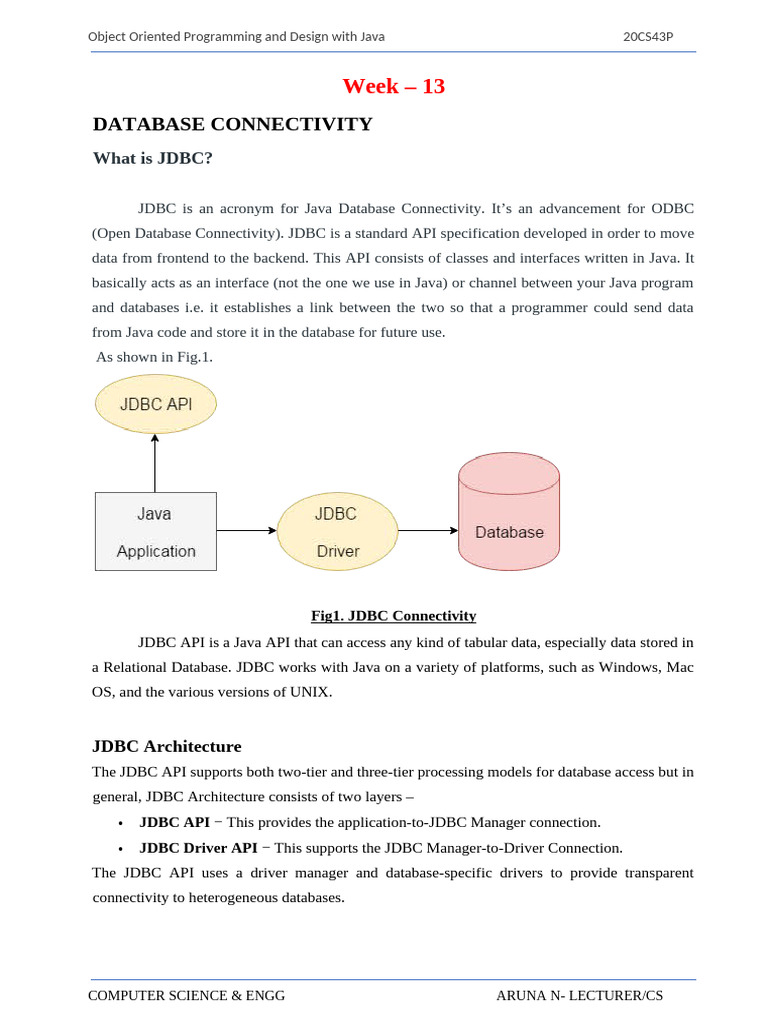 JDBC Database Connectivity in Java | PDF | Databases | Software Development