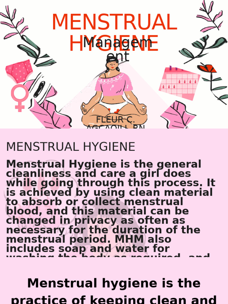 Essential Guide to Menstrual Hygiene | PDF | Menstrual Cycle | Mammal ...