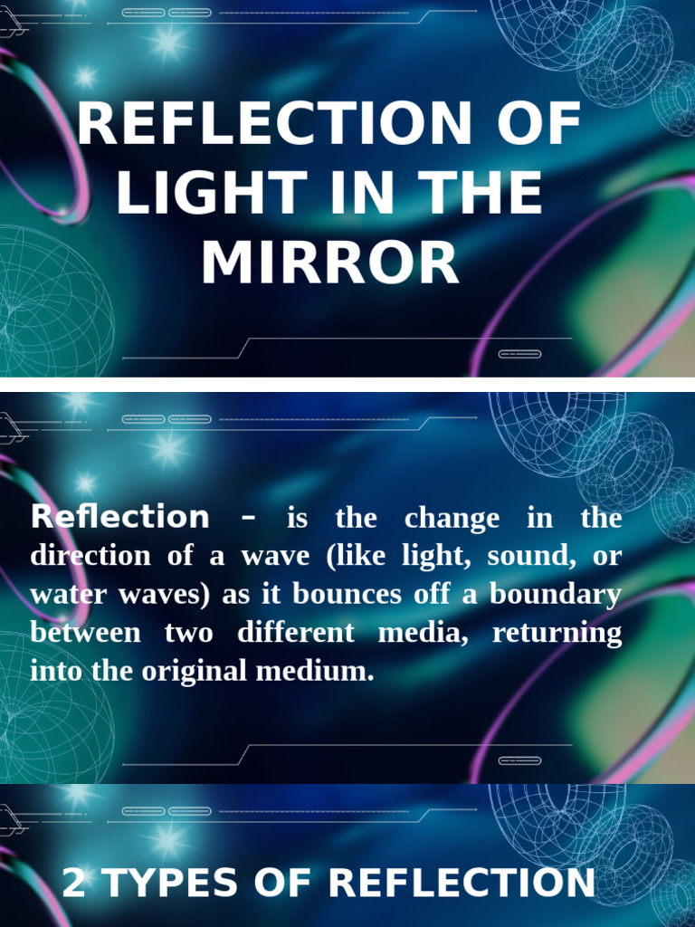 Reflection of Light in the Mirror 075215 | PDF