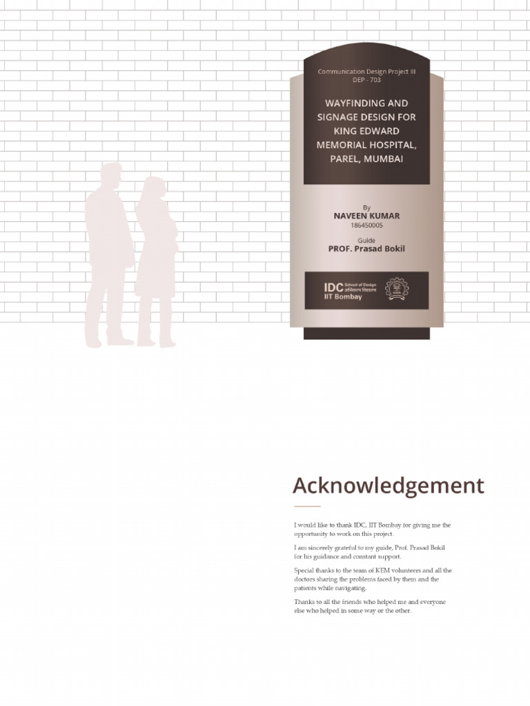 Naveen Kumar-Wayfinding Signage Design KEM-Hospital | PDF