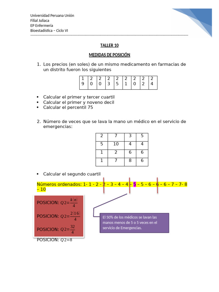 Ejercicio 2 de 3 | PDF | Cuantil | Ciencias de la Salud