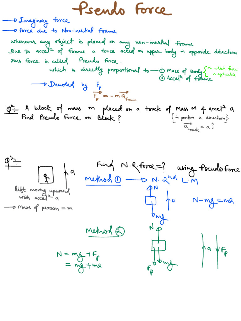 NLM Pseudo Force | PDF