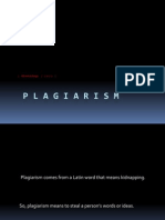 Plagiarism: - Ma Art & Design - 2 0 1 2