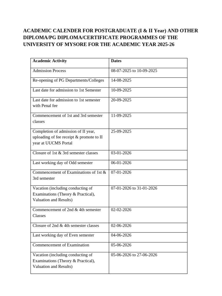 Academic Calendar 2025 26 | PDF | Academic Term | Educational Stages