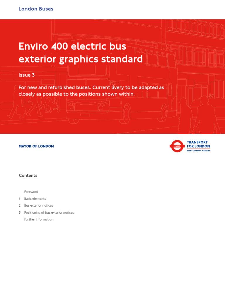 Bus Graphics Standard Enviro 400 Electric Vehicle Exterior Issue 03 ...