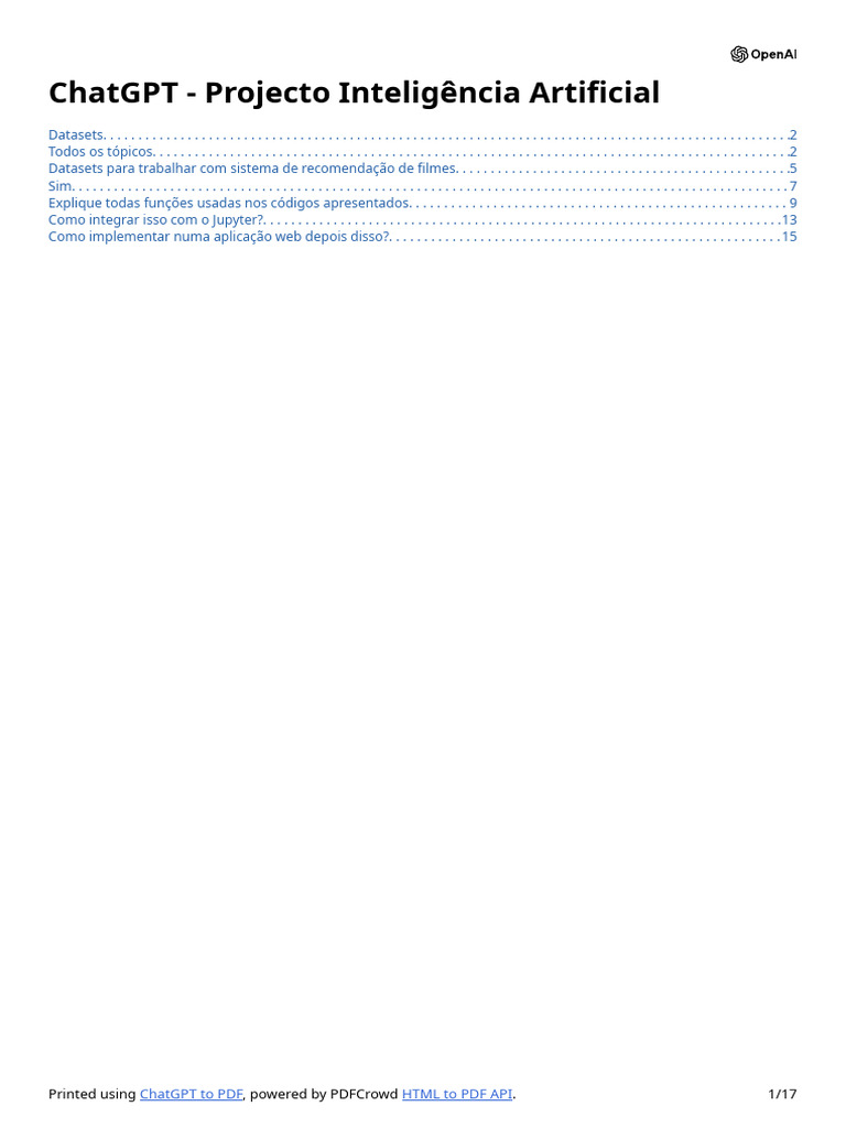 Guia Completo sobre Datasets em IA | PDF | Python (linguagem de ...