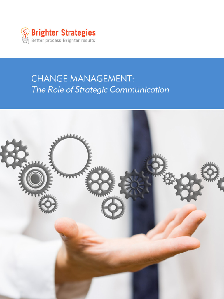 Strategic Communication in Change Management | PDF | Change Management ...