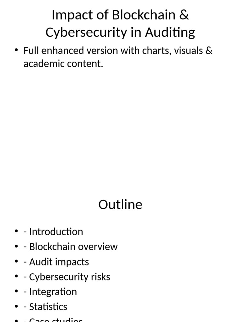 Enhanced Blockchain Cybersecurity Auditing | PDF