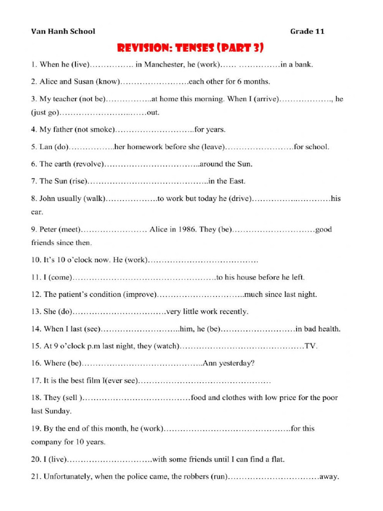 Exam Worksheet 01 | PDF