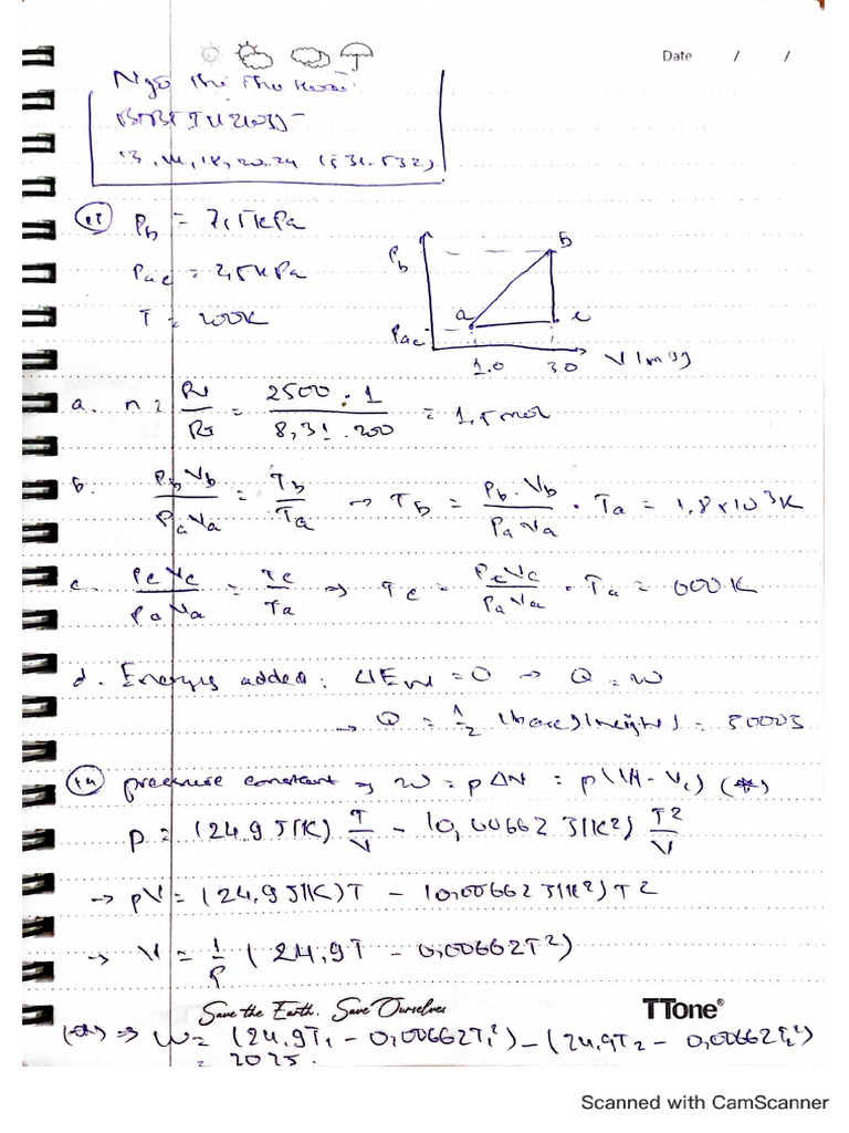 Ngo Hoai BTBTIU21055 Hw w9 Physics 2 | PDF