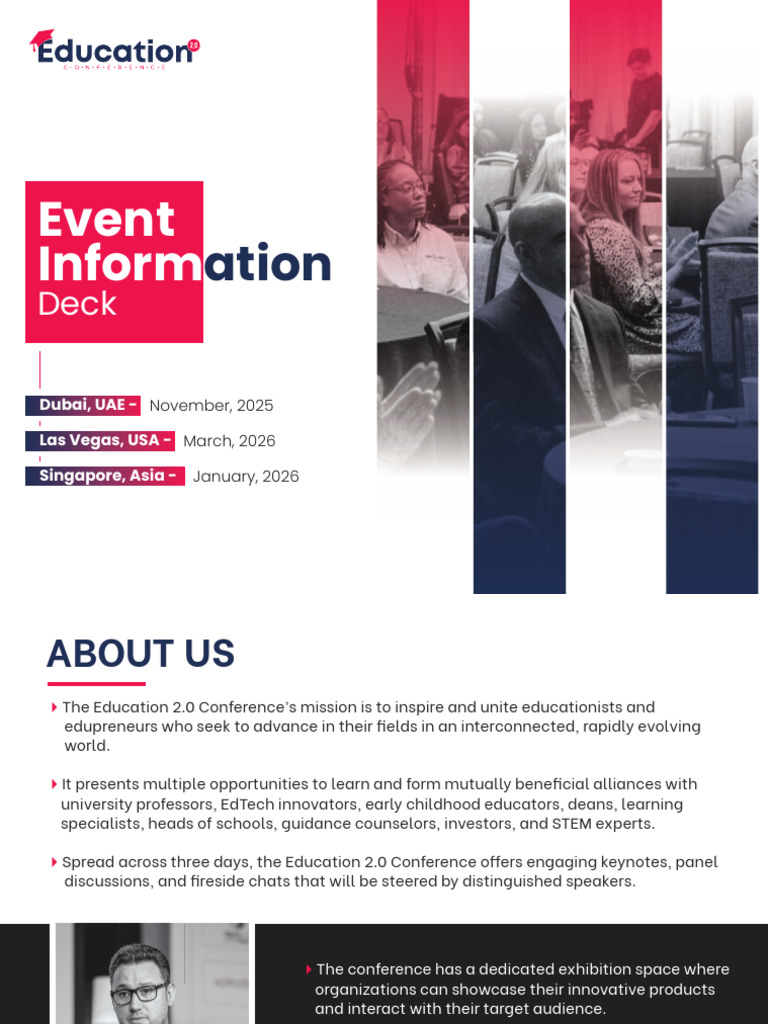 Education+2.0 Conference (Event Information Deck) 2025 26 | PDF ...