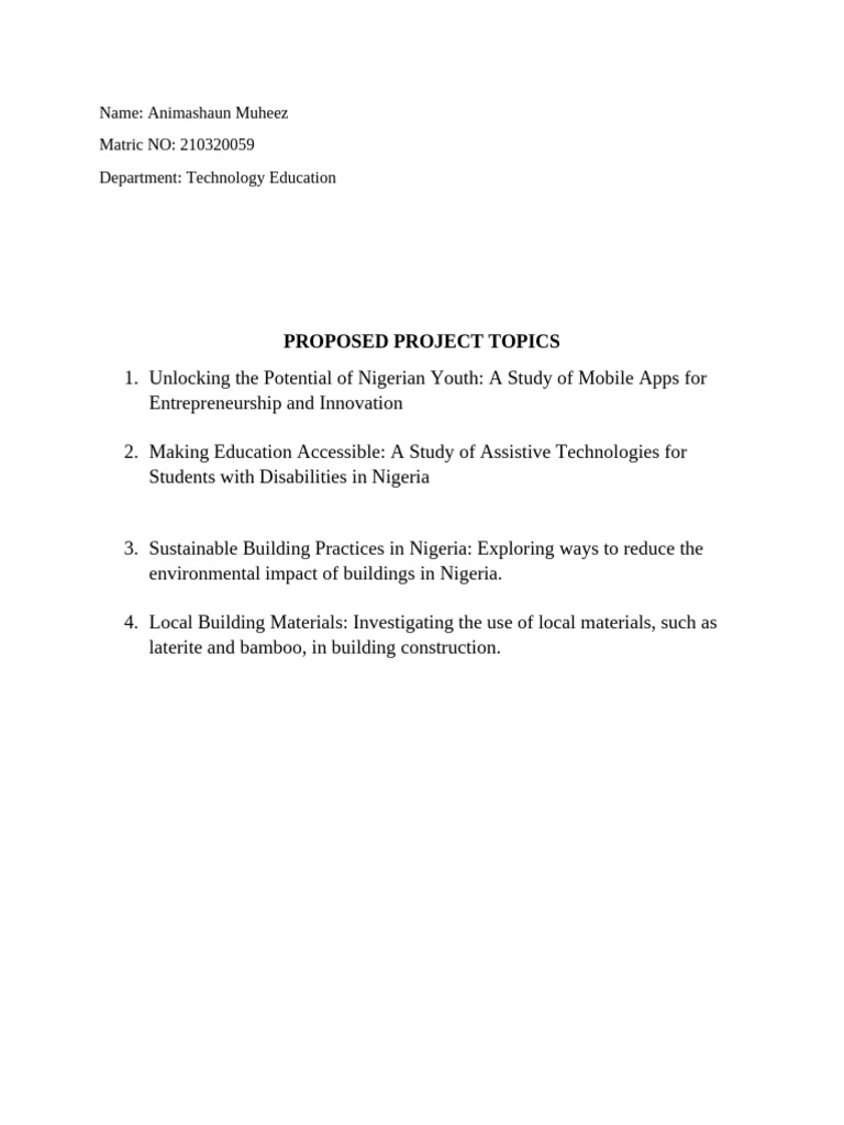 Project MUHEEZ | PDF