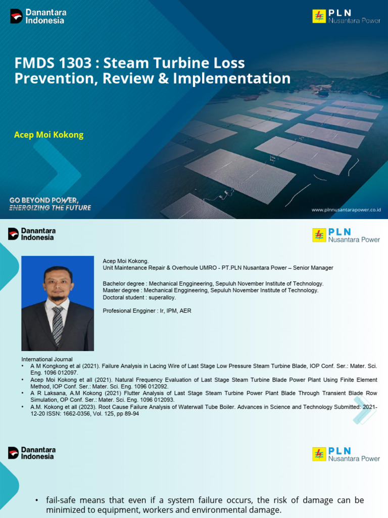 Steam Turbine Loss Prevention, Review & Implementation | PDF
