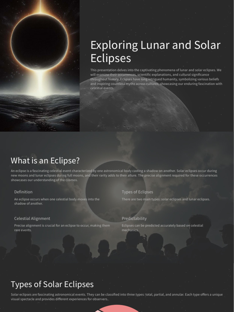 Understanding Lunar and Solar Eclipses | PDF | Eclipse | Solar Eclipse