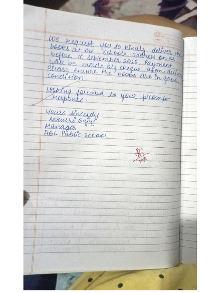 Class 10 Letters Examples | PDF
