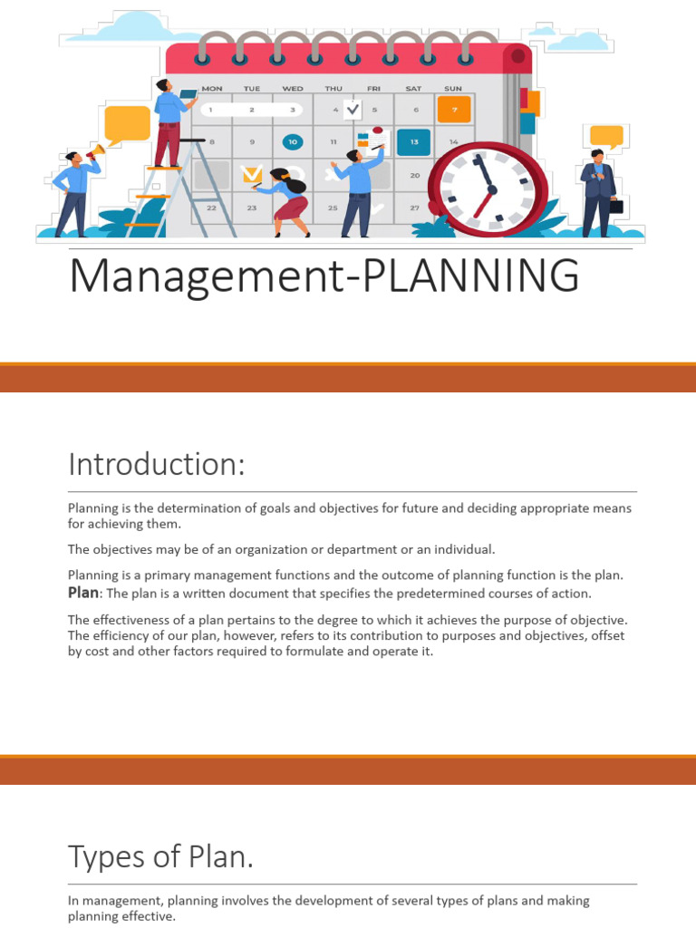 Effective Management Planning Strategies | PDF | Policy | Budget