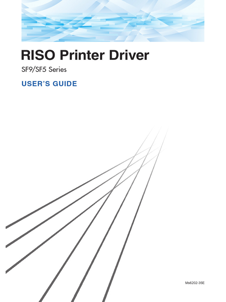 RISO Printer Driver User Guide | PDF | Printer (Computing) | Icon ...