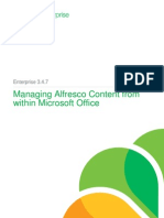 Managing Alfresco Content From Within MS Office for Enterprise