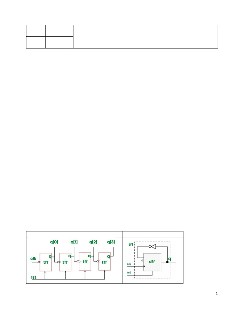 Ex 6_Ripple Counter and BCD Counter | PDF | Electrical Circuits ...