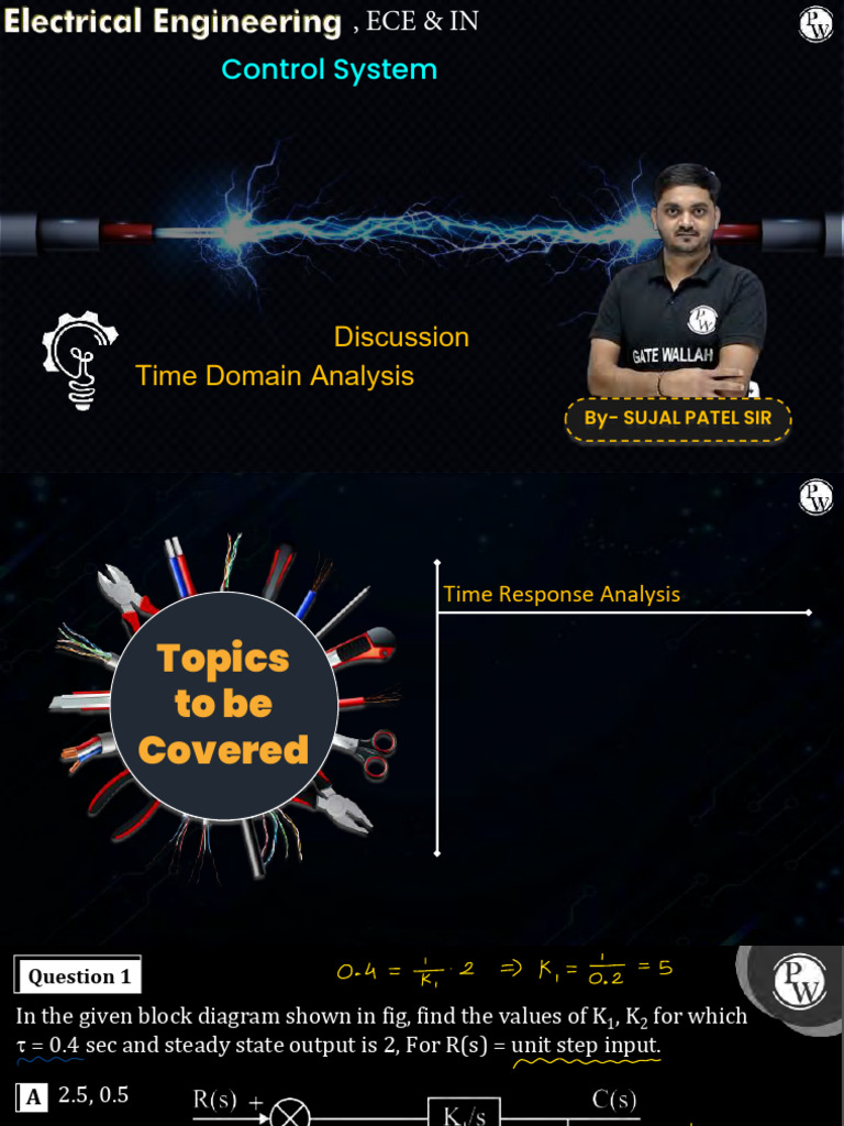 Time Domain Analysis in Control Systems | PDF | Damping | Electronics