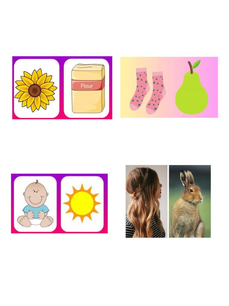 Homophones Pics | PDF