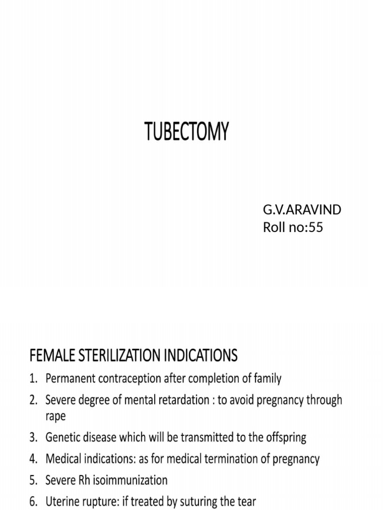 Tub Ectomy | PDF