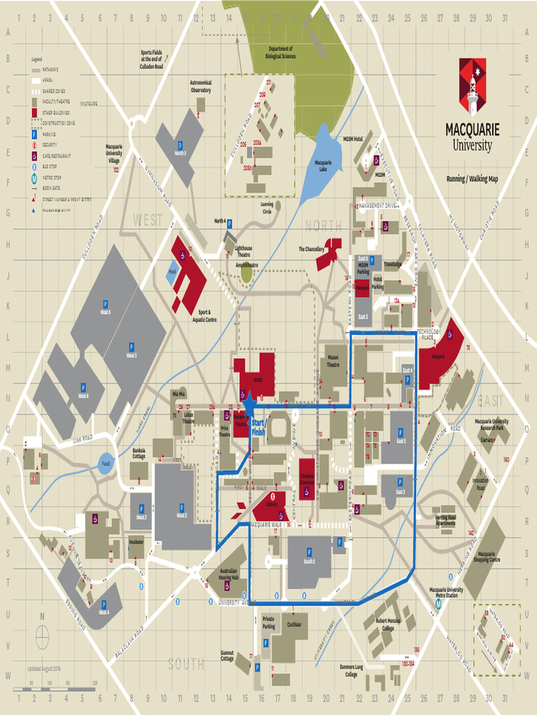 Macquarie University Walking Map | PDF
