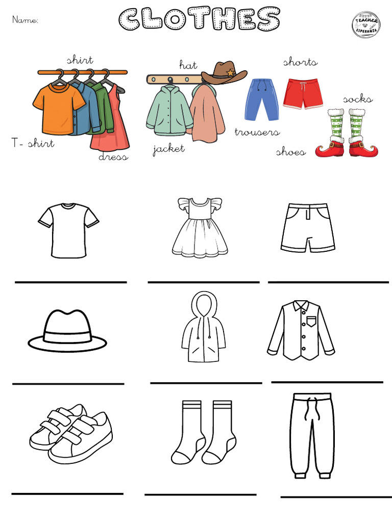 Clothing Items List and Types | PDF