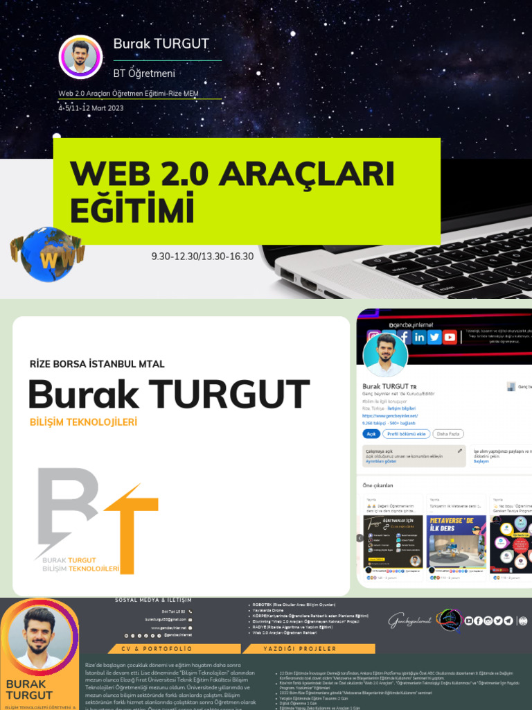 Yardimci Web 2.0 Kaynaklari Web 2.0 Araçları Eğitimi | PDF