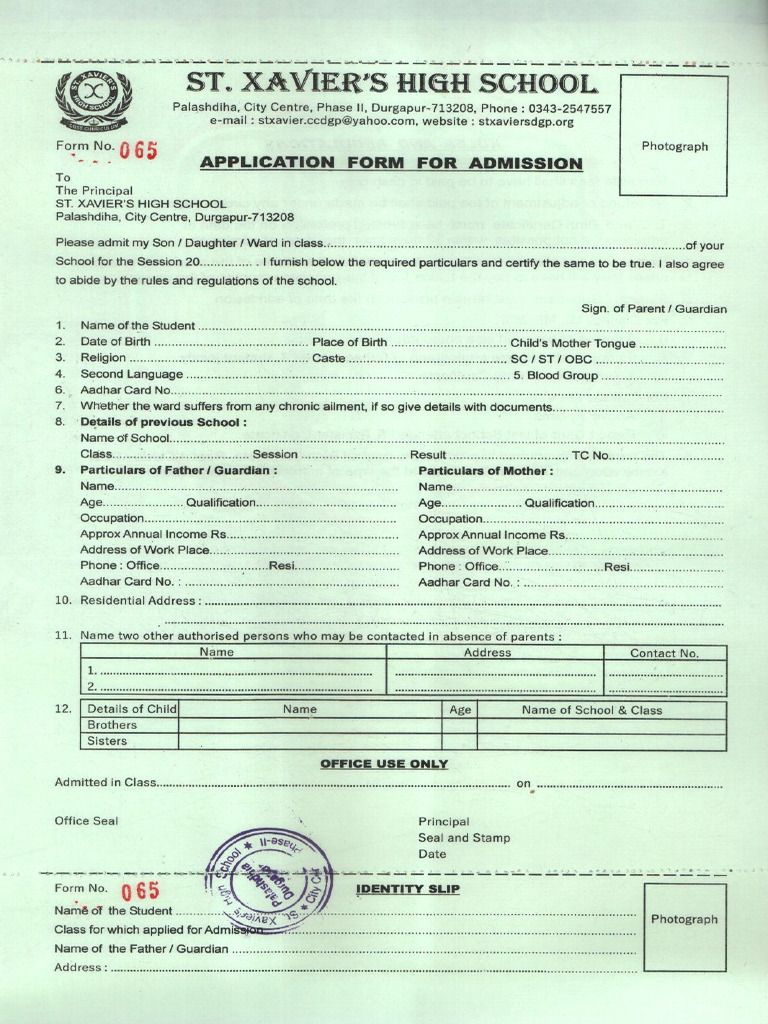 Admission | PDF
