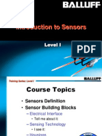 Introduction To Sensors: Level I