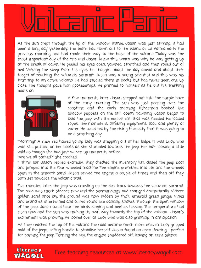 Volcano Adventure: Jason's Escape | PDF | Volcano | Lava