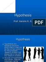 Hypothesis