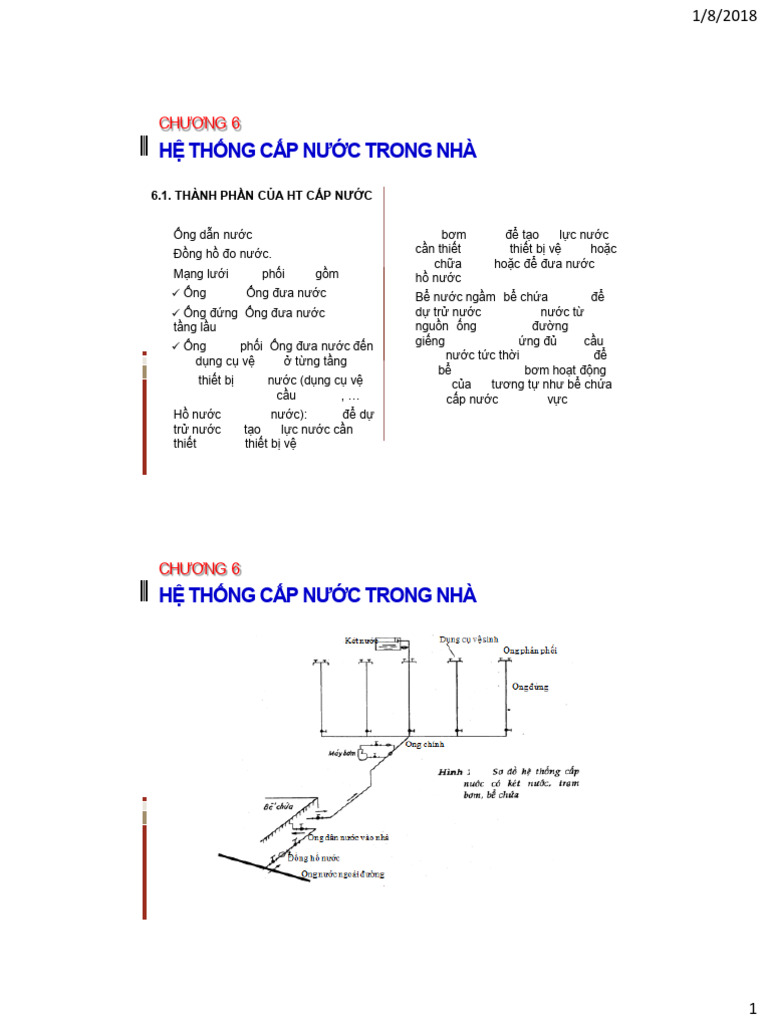 CHƯƠNG 6 - HT Cap Nuoc Trong Nha | PDF
