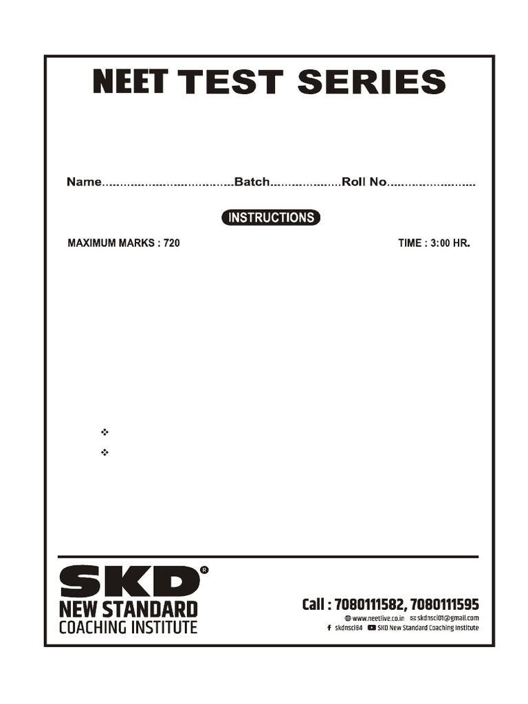 Test Paper Tejas-T-3-17.11.25 | PDF | Gases | Redox