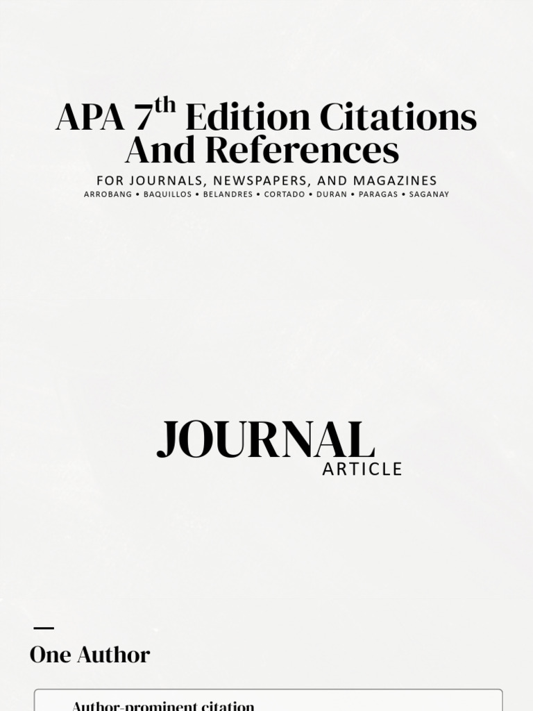 Apa 7 Citation Guide For Articles Pdf Typhoon 