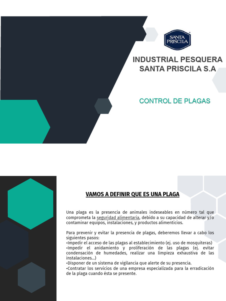 Control de Plagas en la Industria Alimentaria | PDF | Control de plagas ...