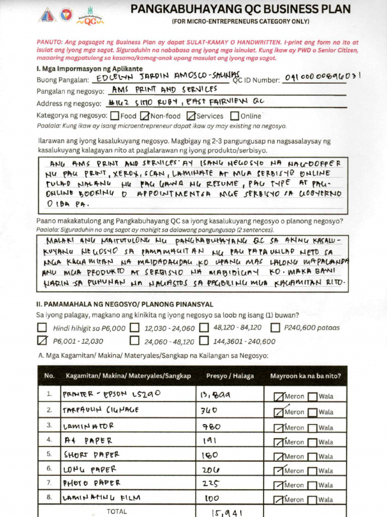 Business Plan-Ams Print&Services | PDF