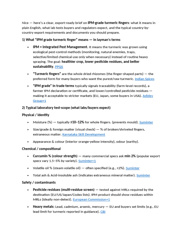 Nice Pages 1 | PDF | Turmeric | Pest Control