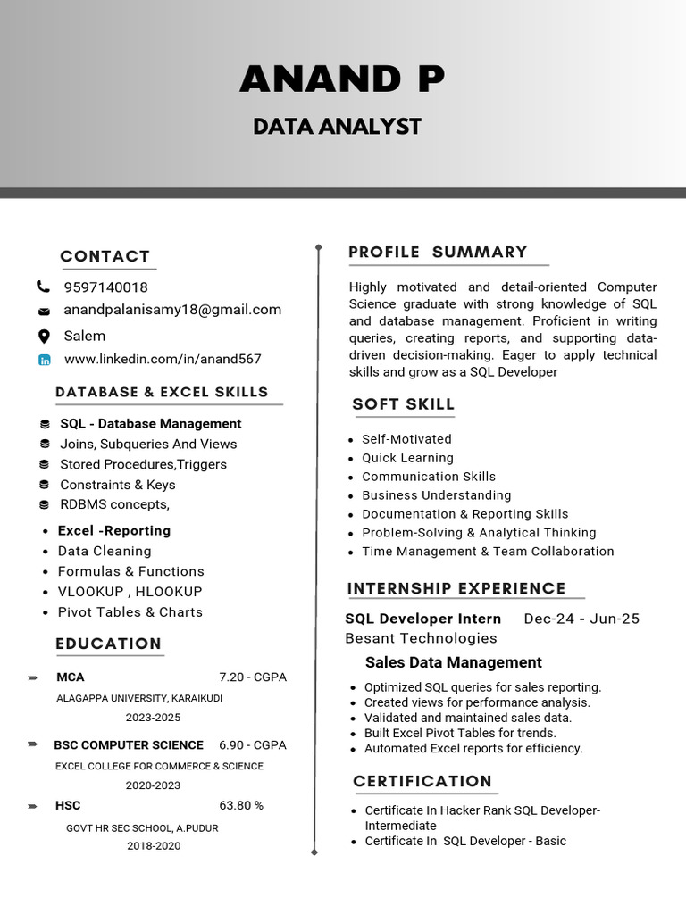Anand Resume | PDF