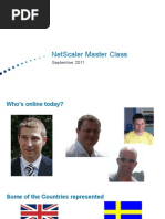 Download NetScaler MasterClass - September 11 by Cosmin Streza SN96386867 doc pdf
