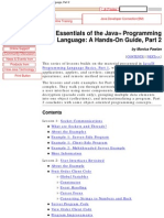 Essentials of the Java Programming Language - Part 2