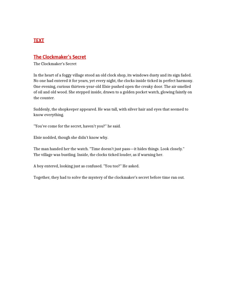 MockTest Reading Text | PDF